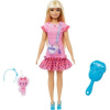 Barbie Moja prvá bábika Barbie - blondínka s mačiatkom HLL19 TV