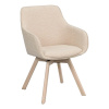 Béžové čalúnené jedálenské kreslá v súprave 2 ks Alison – Rowico