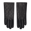 Calvin Klein Re-lock Debossed Leather Gloves W K60K609975 (197523) Blue S/M