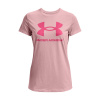 Dámske Tričko s krátkym rukávom UNDER ARMOUR UA SPORTSTYLE LOGO SS 1356305-647 – Ružová