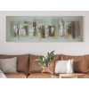 Ručne maľovaný obraz Abstrakce II 150x50 cm, 3D struktúra