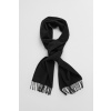 ŠÁL GANT UNISEX. WOOL SCARF BLACK