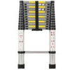 GEKO Hliníkový teleskopický rebrík 3,8 m 150 kg