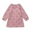 Tchibo - Detské teplákové šaty - pre bábätko - veľ. 98/104 - farba: ružová