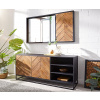 Komoda Famke 145 cm mango teak 2 dvierka 3 priehradky
