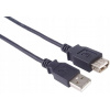 PremiumCord kupaa02bk USB 2.0, A-A, prodlužovací (M/F), 0,2m