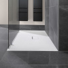 VILLEROY & BOCH Squaro Infinity obdĺžniková sprchová vanička z materiálu Quaryl, v úrovni podlahy/do niky, protišmyk (C), 1500 x 900 x 40 mm, Stone White, UDQ1590SQI2IV-RW