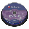 Verbatim DVD+R Matt Silver bez možnosti potisku 43498 4.7GB 16x spindle 10-pack