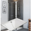 Obdĺžnikový sprchový kút Sanovo T2 KOMBI s vaničkou z liateho mramoru 100x90 (T2K_10090CLMS10090)