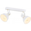 Argon Twist stropné svietidlo 2x7 W biela 7036