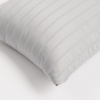 Hotelové obliečky EXKLUZÍV 0,6/2,4cm prúžok 80% Bavlna - Sivá Veľkosť: 40/40cm - vankúš