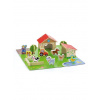 Detské drevené 3D puzzle Viga Farma - Multicolor