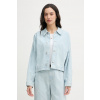 Calvin Klein Jeans bunda dámska rifľová LV047F496G modrá XS