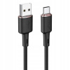 ACEFAST KÁBEL USB - USB TYP C 1,2M, 3A ČIERNY + DOTYKOVÉ PERO