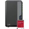 Synology DiskStation DS224+, 2-bay NAS, vrátane 2ks HDD 4TB (HAT3300-4T), CPU J4125, RAM 2GB, 2x GLA