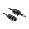 PremiumCord 3,5mm mini Toslink, OD:2,2mm, 1m kjtos2-1