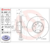 BREMBO Brzdový kotúč BREMBO 09.8961.21