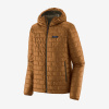 Patagonia Pánská bunda Nano Puff Fitz Roy Trout Hoody, Shelter Brown - vel. S