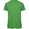 B&C | Inspire T /men, Pánske tričko Medium Fit z bio bavlny, zelená real, 3XL
