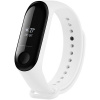 FIXED Silicone Strap pro Xiaomi Mi Band 3/4, bílý FIXSSTB-1414-WH