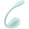 Satisfyer Hladká Lístková - inteligentné vibračné vajíčko (zelené)