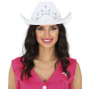 Biely kovbojský klobúk