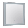 ALDA hotel equipment s.r.o. Zrkadlo s LED osvetlením, zarámované, 600×600 mm