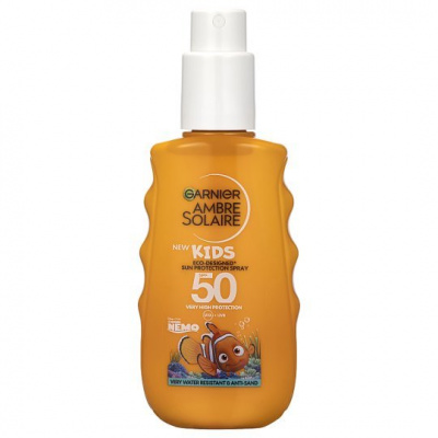 Garnier Ambre Solaire Nemo, detský ochranný sprej SPF50 +, 150 ml