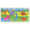 Dřevěné puzzle Dinosauři 96 dílků