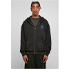 Grid Head Butterfly Oversize Zip Hoody 3XL