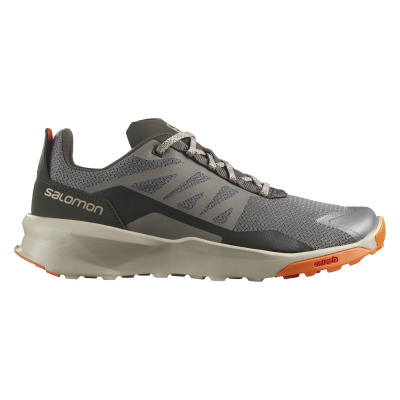 Pánska Obuv SALOMON PATROL PEWTER/FEATHER GRAY/SCARLET L47120200 – Sivá