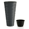 Prosperplast Kvetináč SAND SLIM antracit 29,6 cm DPSA300-S433