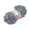 Alize Pletací příze Alize Puffy Fine 100 g - 14 (343) šedá