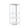 Policový regál Trestles RH 1500x600x450, nosnosť 1400 kg, 4 police Farba: biela, Typ police: biela HDF 5 mm
