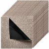 Kobercové štvorce 45,72x45,72x1,2CM 10ks Opakovane použiteľné Svetlohnedé