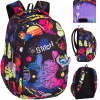 Školský ruksak s viacerými priehradkami Lilo a Stitch Patio čierny, fialový 21 l