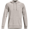 UNDER ARMOUR UA Essential Fleece Hoodie, Gray/white - L