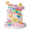 SET na zdobenie torty POP IT 2D 14 ks figúrky na cukrovú tortu oblátka