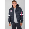 ALPHA INDUSTRIES Bunda Hooded Puffer FD NASA - modrá (198121/07) Veľkosť: M/Regular