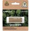 Goodram USB flash disk, USB 3.0, 32GB, UME3 ECO FRIENDLY, hnedý, USB A, s krytkou UME3-0320EFR11