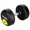 Pevné potiahnuté/gumované činky HMS 1 x 20 kg