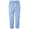 Kalhoty MAYORAL modré KVĚTY - 16 let (162)