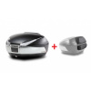 Vrchný kufor na motorku SHAD SH48 D0B48400+D0RI4800 Nový titán s PREMIUM SMART lock a opierkou (SH48 prémiový kufor pre dve XXL helmy. Vrátane platne. Opierka je súčasťou.)