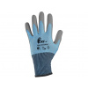 Rukavice CXS HYBRA-TECH RESOLUTE, máčaná v latexe s pieskovou úpravou, blister, veľ. 08
