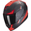 Prilba Scorpion EXO-1400 Evo Carbon Air Kendal Matt Black Red Veľkosť: M (57-58 cm)