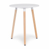 WELLHOX Moderný drevený stôl do kuchyne v obývacej izbe 60 cm