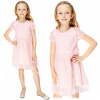 Dievčenské šaty - Rozšírené šaty midi turze veľkosť 104 (Breeze Dress Tulle Svadba Guipiura 104 J112a)