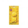 Smartlife LEGO magnetky, set 2 ks - žltá
