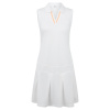FootJoy Pleated Dress XS Damske White/Desert Peach