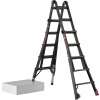 LittleGiant Hliníkový rebrík LEVELER PRO™, 4 x 5 kĺbový výsuvný s výškovo nastaviteľnými n